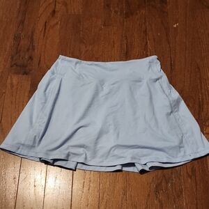 Baby Blue Athletic Skort